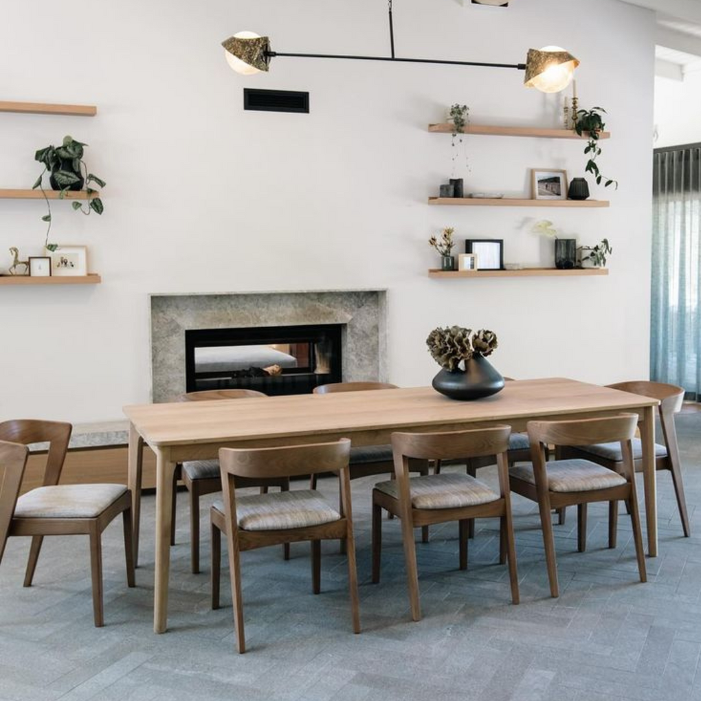 Dining Furniture, dining chairs, Woodbender, Custom furniture, restaurant furniture, dining room, dining table, full view