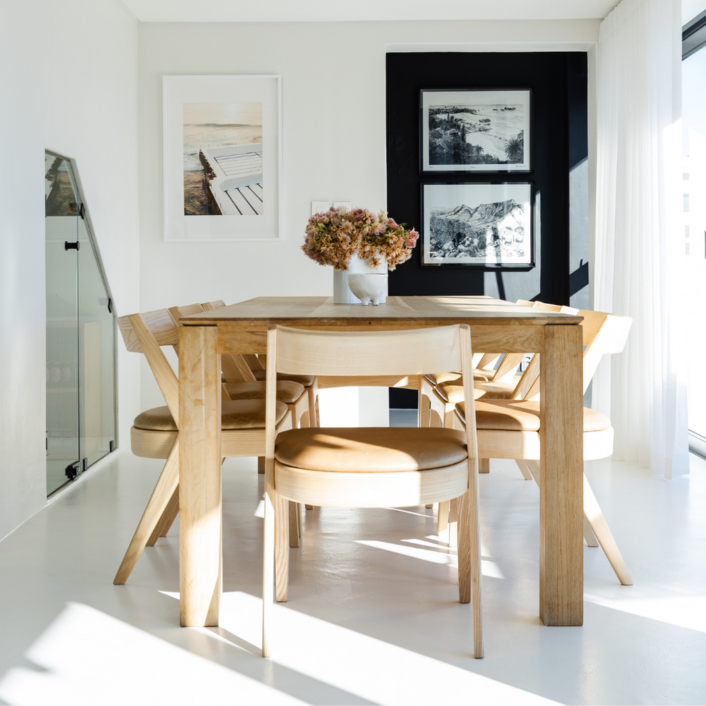 Dining Furniture, dining chairs, Woodbender, Custom furniture, restaurant furniture, dining room, dining table, back view